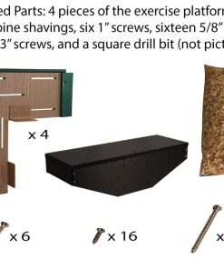 JCS Wildlife X Large Deluxe Poly Barn Owl Box with Exercise Platform 2